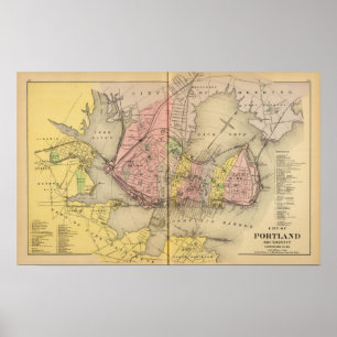 Portland en omgeving: poster