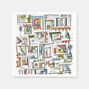 Portland-Fantastische Abstracte Geometrische Kunst Servet