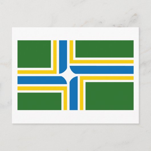 Portland Flag Briefkaart (Voorkant)