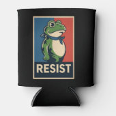 Portland Frog Protest Anti Ice Resistance I Stand  Blikjeskoeler (Voorkant)