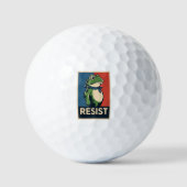 Portland Frog Protest Anti Ice Resistance I Stand  Golfballen (Voorkant)