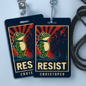 Portland Frog Protest Badge