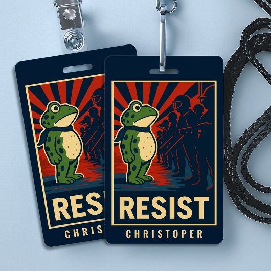 Portland Frog Protest Badge