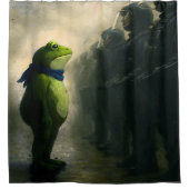 Portland Frog Protest Douchegordijn (Voorkant)