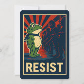 Portland Frog Protest Kaart (Achterkant)
