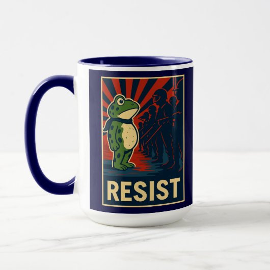 Portland Frog Protest Mok (Links)