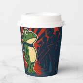 Portland Frog Protest Papieren Bekers (Voorkant)