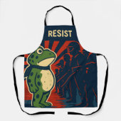 Portland Frog Protest Schort (Voorkant)