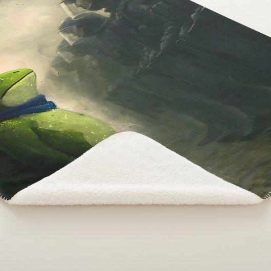 Portland Frog Protest Sherpa Deken (3/4)