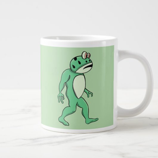 Portland frog sasquatch grote koffiekop (Rechts)