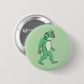 Portland frog sasquatch ronde button 5,7 cm (Voorkant /achterkant)