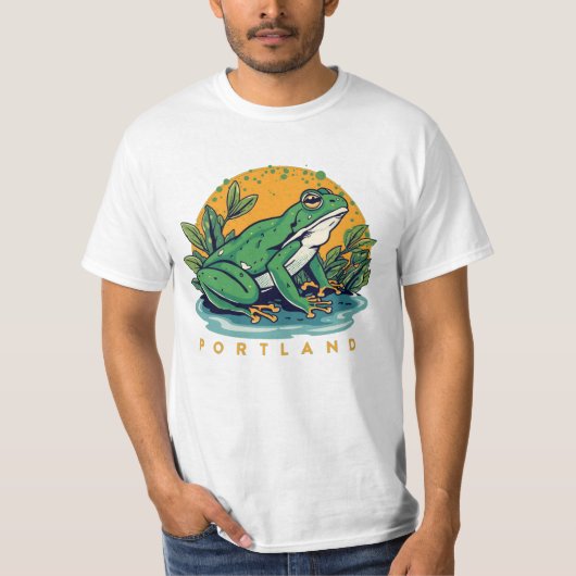 Portland Frog T-shirt (Voorkant)