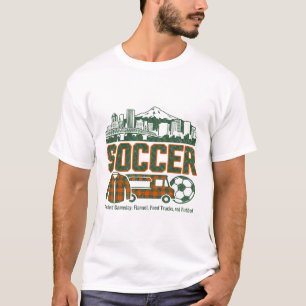 Portland Gameday Flannel Voedselwagens Futbol T-shirt