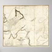 Portland Harbour 1833 Poster (Voorkant)