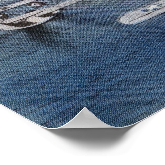 Portland Harbour-Uitzicht van de openbare markt Poster (Hoek)