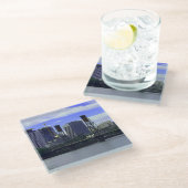 Portland Hawthorne Bridge #1 Glass Onderzetter (Schuin)