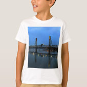 Portland Hawthorne Bridge #2 T-shirt (Voorkant)