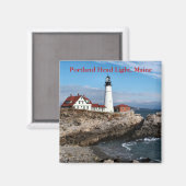 Portland Head licht, Maine magneet (Voorkant / Achterkant)