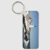 Portland Head Lichte winter in Maine Sleutelhanger (Voorkant)