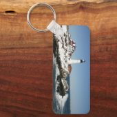Portland Head Lichte winter in Maine Sleutelhanger (Voorkant)