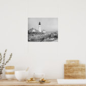 Portland Head Light, 1902. Antieke foto Poster (Keuken)
