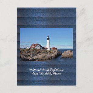 Portland Head Light Ansichtkaart Feestdagenkaart