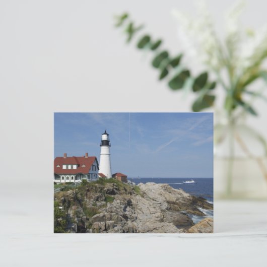 Portland Head Light, Cape Elizabeth,Maine Briefkaart (Staand voorkant)
