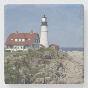 Portland Head Light, Cape Elizabeth, Maine Stenen Onderzetter