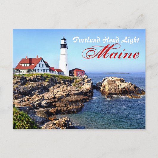 Portland Head Light, Cape Elizabeth, Maine, VS Briefkaart (Voorkant)