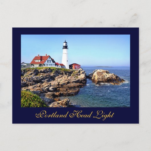 Portland Head Light, Cape Elizabeth, Maine, VS Briefkaart (Voorkant)