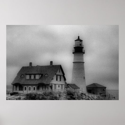 Portland Head Light, Cape Elizabeth ME Canvas Prin Poster (Voorkant)
