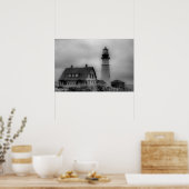 Portland Head Light, Cape Elizabeth ME Canvas Prin Poster (Keuken)