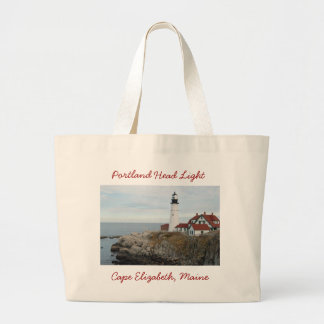 Portland Head Light Grote Tote Bag