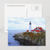 Portland Head Light House, Maine, Briefkaart (Voorkant / Achterkant)
