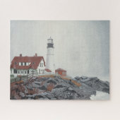 Portland Head Light in Fog 520pc Puzzel Legpuzzel (Horizontaal)