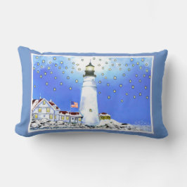PORTLAND HEAD LIGHT "JE WALT NIET ALLEEN PILLOW KUSSEN