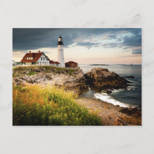 Portland Head Light   Kaap Elizabeth ME Briefkaart