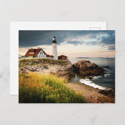 Portland Head Light | Kaap Elizabeth ME Briefkaart (Voorkant / Achterkant)