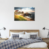 Portland Head Light | Kaap Elizabeth ME Canvas Afdruk (Insitu (Slaapkamer))