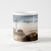 Portland Head Light | Kaap Elizabeth ME Grote Koffiekop (Voorkant)