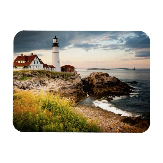 Portland Head Light | Kaap Elizabeth ME Magneet (Horizontaal)
