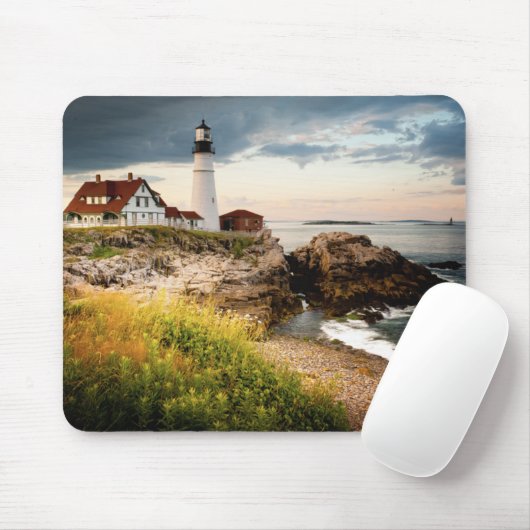 Portland Head Light | Kaap Elizabeth ME Muismat (Met muis)