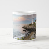 Portland Head Light | Kaapse Elizabeth, ME Grote Koffiekop (Voorkant)