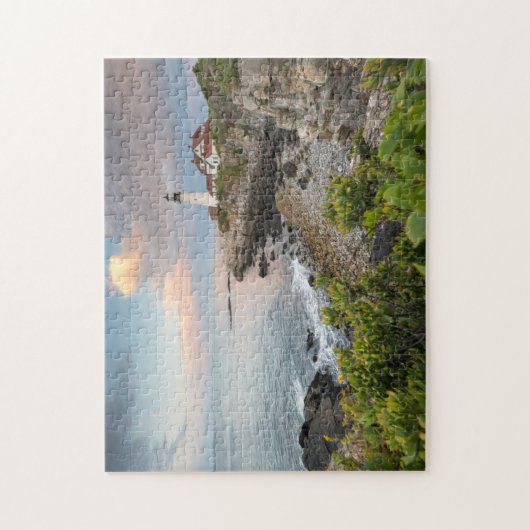 Portland Head Light | Kaapse Elizabeth, ME Legpuzzel (Verticaal)