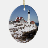 Portland Head Light Keramisch Ornament (Rechts)