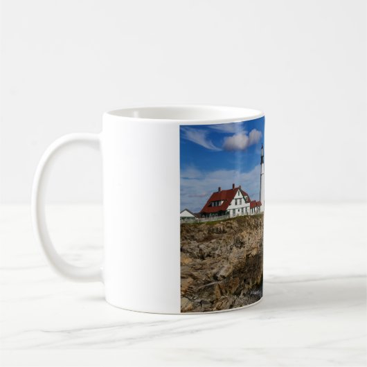 Portland Head Light-koffie mok (Links)