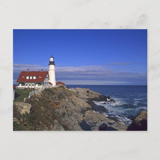Portland Head Light Lighthouse Maine Briefkaart (Voorkant)