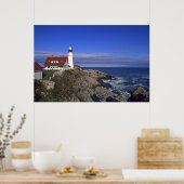 Portland Head Light Lighthouse Maine Poster (Keuken)
