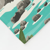 Portland Head Light Maine  Art Fleece Deken (Hoek)