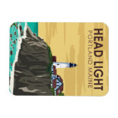Portland Head Light Maine  Art Magneet (Horizontaal)